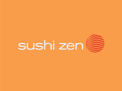 Sushi Zen 30 day logo challenge branding design logo sushi zen visual identity