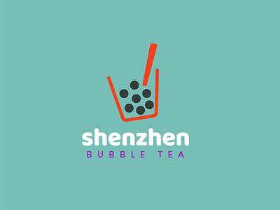 Shenzhen Bubble Tea 30 day logo challenge branding design logo shenzhen shenzhen bubble tea visual identity