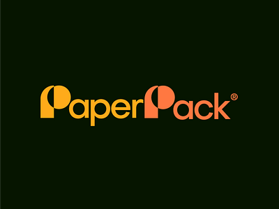 PaperPack 30 day logo challenge brand brand design brand identity branding design logo logocore logotype visual identity