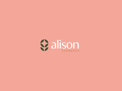 Alison Cosmetics rebrand 30 day logo challenge brand brand design brand identity branding design logo logotype monogram visual identity