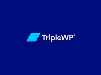 TripleWP logo refresh 30 day logo challenge brand brand design brand identity branding design logo logocore logotype visual identity