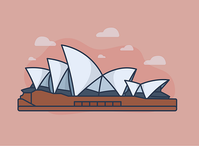 Sydney, Australia design flat design flat illustration illustration illustrator vector