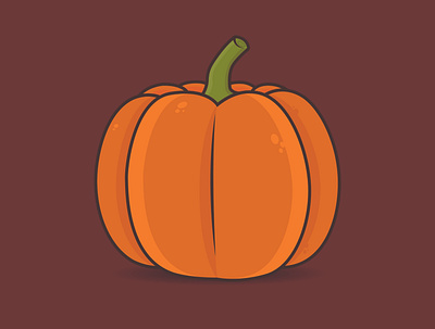 Pumpkin illustration vector