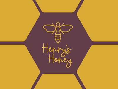 Henry's Honey Concept Logo branding icon illustration logo vector