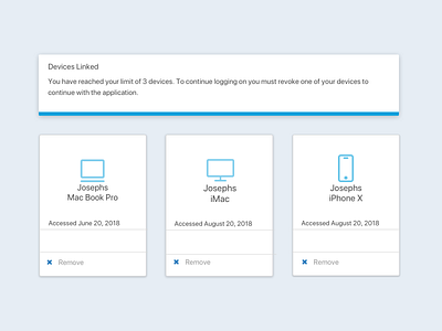 Revoke Devices Application license revoke security ux verification web