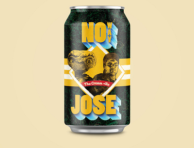 No Way Jose alexwebbdesigns baseball beer brewery package design
