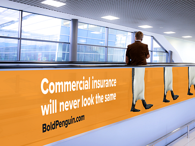 Airport Print Ad airport alexwebbdesigns branding corporate insurance print design