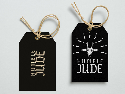 Humble Jude beer branding graphic design logo microbrewery typography