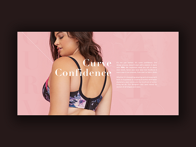 Curve Confidence alexwebbdesigns retail typogaphy ux ui