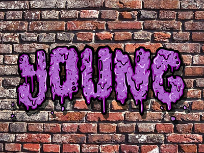 Young art clothing design graffiti illustration merch type art typedesign typography