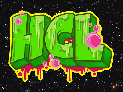 HCL design graff graffiti illustration typo typography