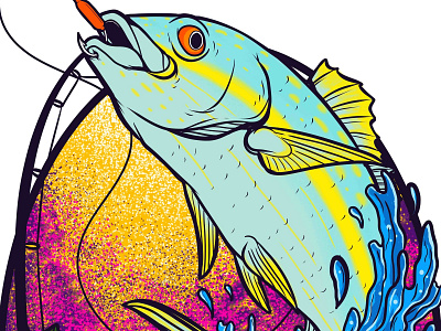 YELLOWTAIL SNAPPER art cartoon clothing clothingdesign design designconcept graffiti illustration merch