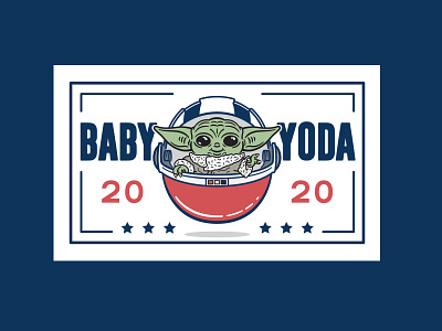 The Presidential Debate 2020 (Bumper Stickers) 2020 adobe baby yoda badge biden bumper sticker dump illustrator logo president starwars sticker typography vp yoda