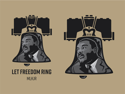 MLK 2022: Let Freedom Ring badge design diversity dr. king dr. martin luther king jr illustraion illustrator logo martin luther king jr mlk mlk jr social