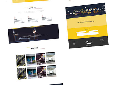 Solosin garages homepage design web