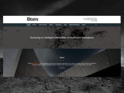 IQgen.co design designer elementor freelance personal website website wordpress