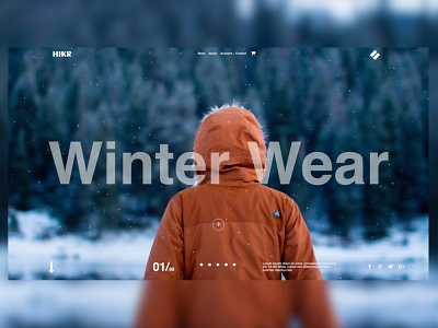 Winter Wear apparel design designer ecommerce elementor freelance template ui ux ux design web design website winter wordpress wp