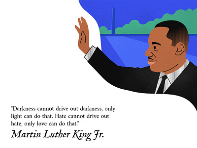 MLK Day Illustration design illustration martin luther king