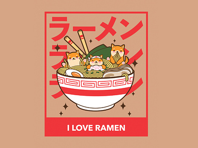 Ramen themed t-shirt