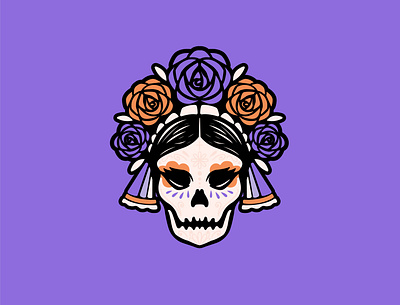 Catrina Skull catrina day of the dead design dia de muertos illustration mexican mexico skull t shirt traditional