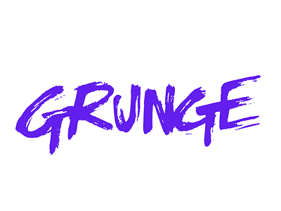 Grunge brush grunge lettering music