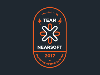 Team Nearsoft 2017 badge illustration nearsoft