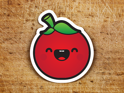 ¡Tomate! kawaii sticker tomato tomatoro