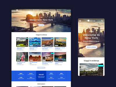 NAAR World Wide Tours Redesign design design studio graphic design homepage design redesign redesign concept responsive design travel trip ui user experience user interface ux web webdesign