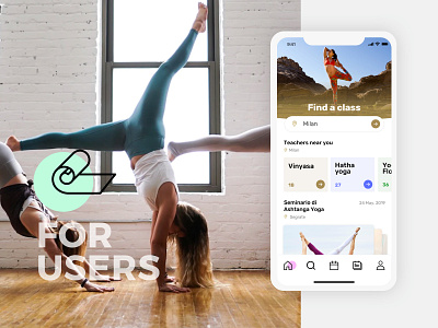 LoYoga - Mobile App androide app app mobile applicazione design esperienza esperienza utente grafico interfaccia utente ios lo yoga prenotazione studio di design ui ui design uiux ux ux design yoga