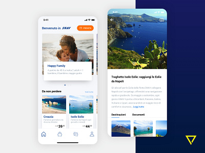 SNAV - Mobile App android app app mobile application booking design design studio experience ferries graphic ios snav travel trip ui ui design uiux user experience user interface ux