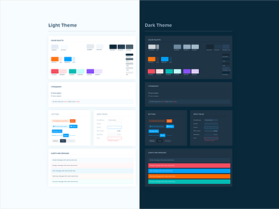 Styleguide blue colours dark dark ui input light ui messages styleguide theme mapping themes typography ui white