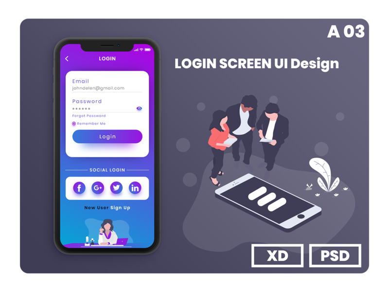  Login  Ui Design  by Ankit Gajera on Dribbble