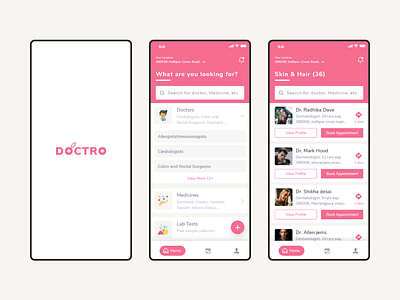 Doctors App 2018 adobe xd appointment design designer portfolio doctors app medical psd design. ui ui design user experience user interface design uxui