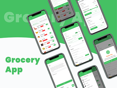 Grocery App adobe xd app design design design app designer portfolio grocery app kirana app mockup design ui ui design user interface