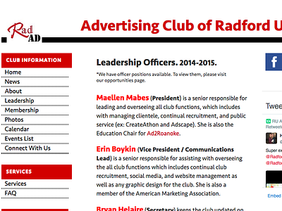Advertising Club of Radford University