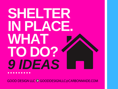 Designer Tips for Isolation / Good Design LLC 1 9 ideas for designers art direction consulting creative direction designer tips designers in isolation good design llc graphic design social media design