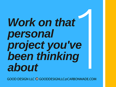 Designer Tips for Isolation / Good Design LLC 2