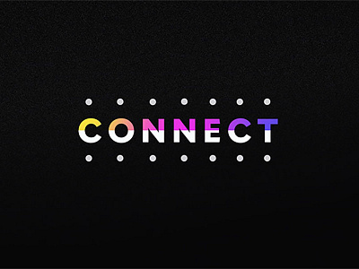 Connect / Screen from Motion Graphic art direction color connect creative direction design digital evelyn good good design llc graphic design minimalism modern motion graphic promotion sleek social media sound