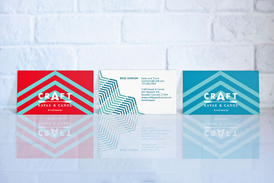 Craft Business Card Comps art direction boating branding businesscards consulting creative direction graphic design kayaking logo stationary typography vector