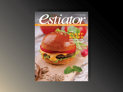 Estiator Cover Design cover design editorial design food graphic design magazine restaurants