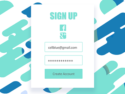 Sign up page dailyui 001