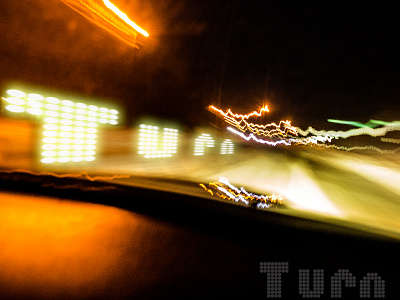 Turn blur car drive effects exposure grid illustrator light trails photo photoshop type