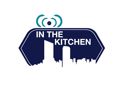 In The Kitchen Logo Final client icon illustrator logo podcast sans serif