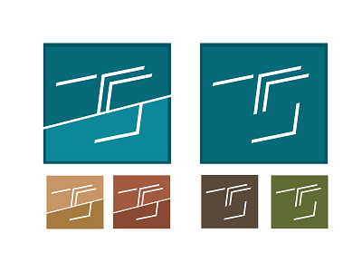 Personal Brand Revision bevel brand color scheme illustrator logo minimal portfolio vector