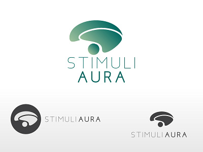 Stimuli Aura artwork contest entry gradient logo logomark simple vector