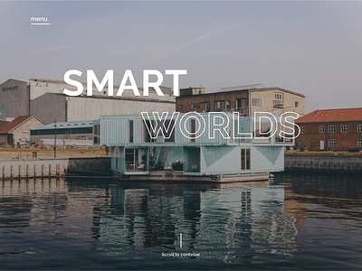 Smart Worlds - Launch after affects animation design distortion experiencedesign uiue vector webdesign website white