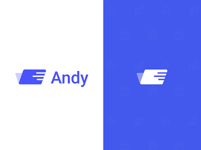 Andy App - Logotype branding flat identity logo logotype simple type