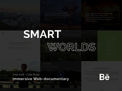 Smart Worlds - Behance behance case study design experience design webdesign