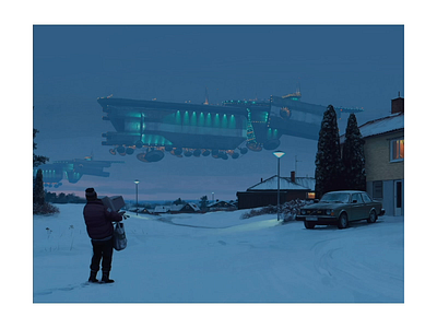 Redesign - Simon Stålenhag - Project Page after affects animation art interface redesign uiue webdesign website