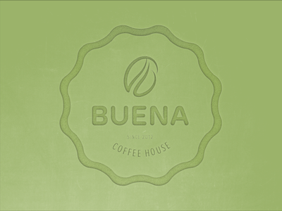 BUENA COFFEE HOUSE bean buena cafe coffee coffee house green logo